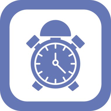 Eski saat simgesi vektör illüstrasyonu