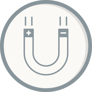 mıknatıs simgesi vektör çizimi 