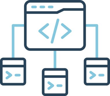 Çerçeve simgesi vektör çizimi