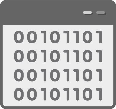 Tarayıcı modern simgesinin vektör illüstrasyonu