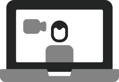 Basit simgeyi karşılama vektör illüstrasyonu