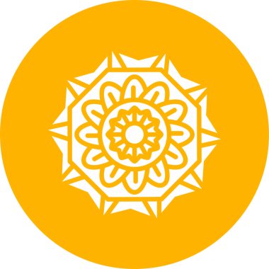 mandala tasarımı, web basit illüstrasyonu