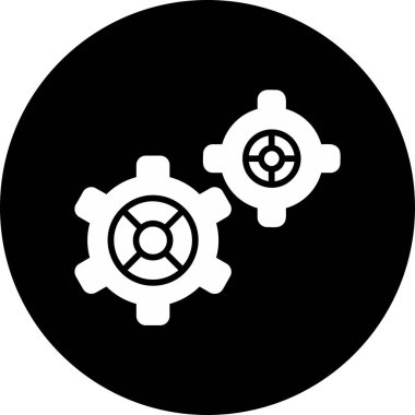 gear web icon simple illustration