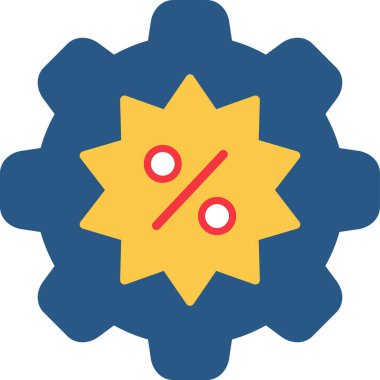 Satış web simgesinin vektör illüstrasyonu 