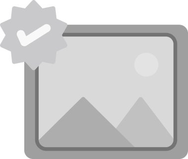 Fotoğraf web simgesi, vektör illüstrasyonu 