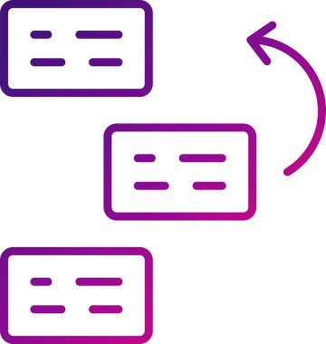 Basamaklar. Web simgesi basit illüstrasyon