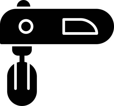 Karıştırıcı web simgesi basit illüstrasyon