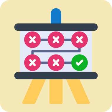 Hata modern simgesinin vektör illüstrasyonu