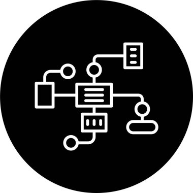 Şebeke. Web simgesi basit tasarım 