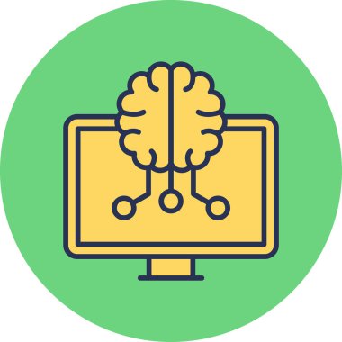 Öğrenmek. Web simgesi vektör illüstrasyonu