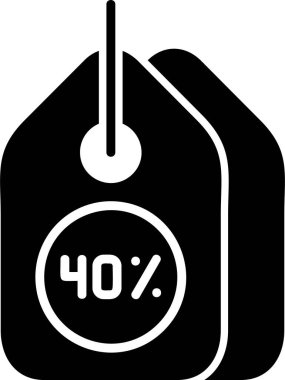 İndirim etiketi vektör illüstrasyonu 