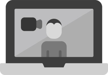 Basit simgeyi karşılama vektör illüstrasyonu