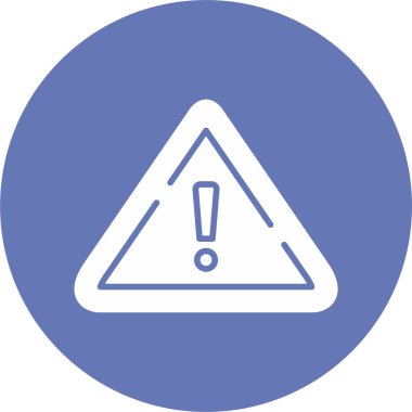 uyarı simgesi vektör illüstrasyonu