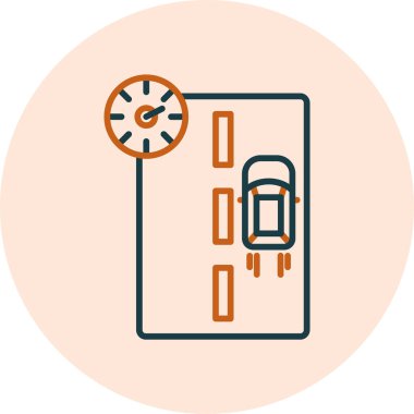 Hızlan biraz. Web simgesi basit illüstrasyon