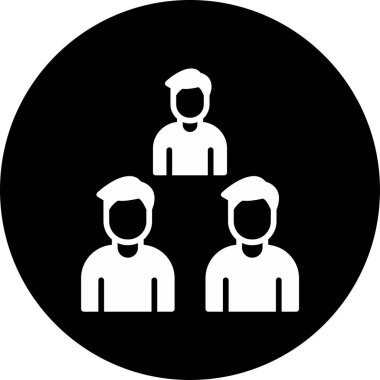 Takım. Web simgesi basit illüstrasyon 