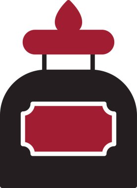 Mürekkep. Web simgesi basit illüstrasyon