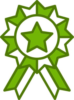 Başarı simgesi, vektör illüstrasyonu