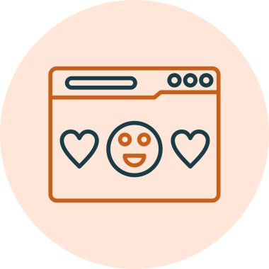 Etiket kart simgesi vektör illüstrasyonu