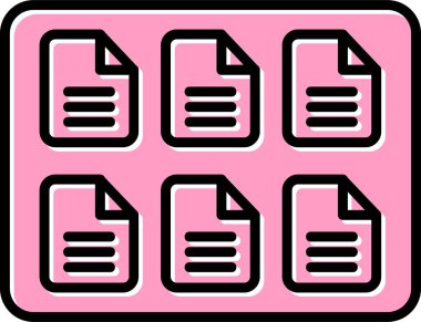 Basit Örnek vektör illüstrasyonu 