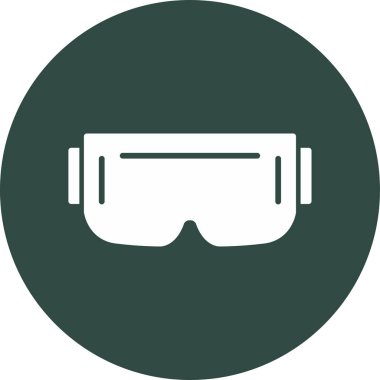 Gözlükler. Web simgesi basit illüstrasyon 