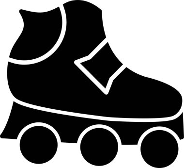 paten kayma ikonu vektör çizimi 