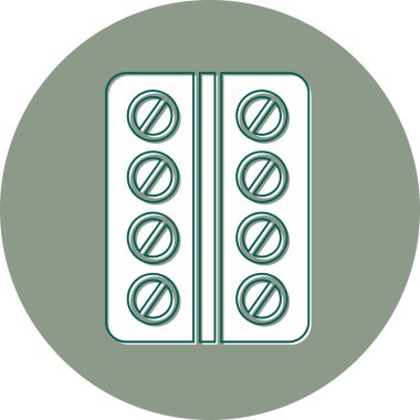 hap ikonu vektör illüstrasyonu