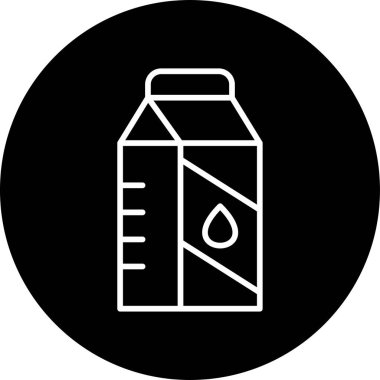 süt ağı ikonu vektör illüstrasyonu 