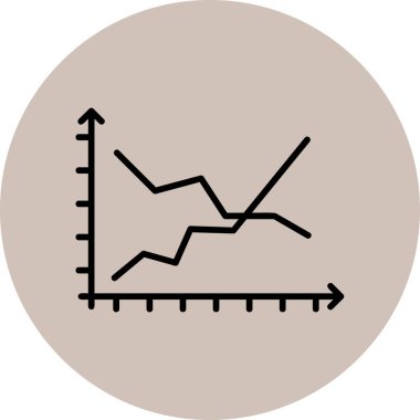 Çizelge. Web simgesi basit illüstrasyon 