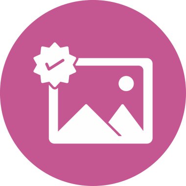 Fotoğraf web simgesi, vektör illüstrasyonu 