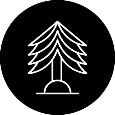 Ağaç. Web simgesi basit illüstrasyon 