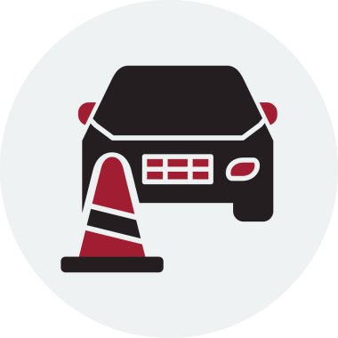 Trafik konisi, vektör çizimi