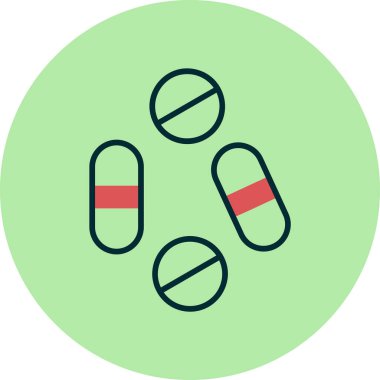 hap ikonu vektör illüstrasyonu 