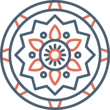 mandala tasarımı, web basit illüstrasyonu