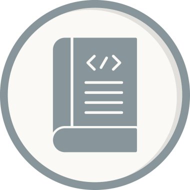 kitap simgesi, vektör illüstrasyonu basit tasarım