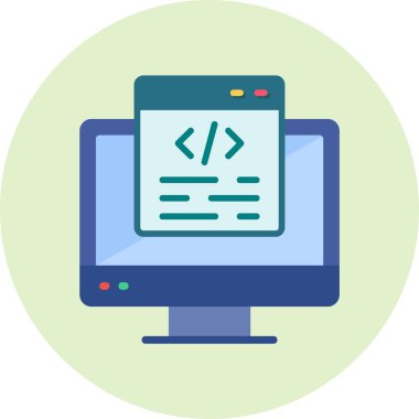 Ağ. Web simgesi basit illüstrasyon