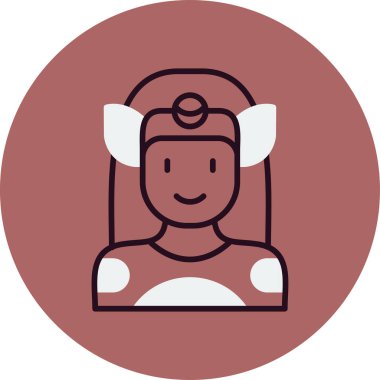 Süper kahraman ağ simgesi, vektör illüstrasyonu