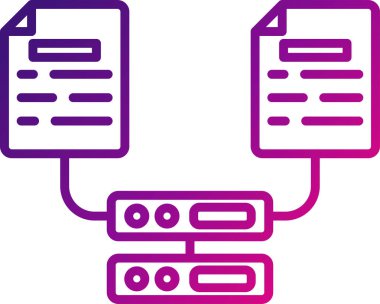 Veri toplamanın minimalist doğrusal çizimi
