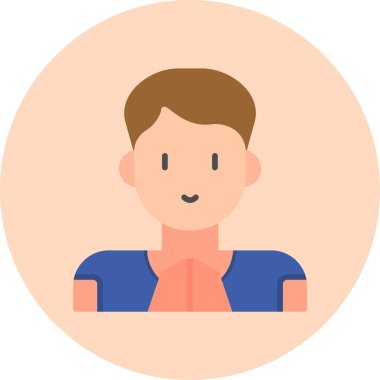 Meditasyon web simgesi vektör illüstrasyonu