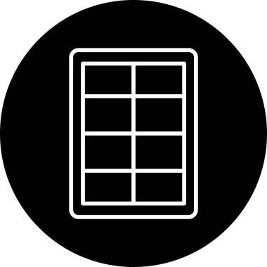 pencere simgesi vektör illüstrasyonu 