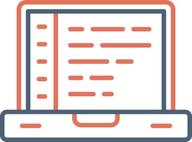 yazılım geliştirme. Web simgesi vektör illüstrasyonu