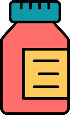 uyuşturucu ve hap ikonu vektör illüstrasyonu