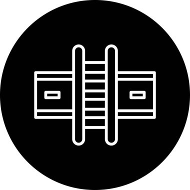 Yol simgesi vektör illüstrasyonu 