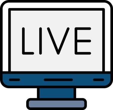 Yaşa. Web simgesi basit tasarım 