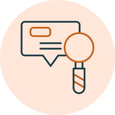 Dilbilgisi. Web simgesi basit illüstrasyon