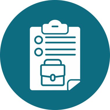 Görev modern simgesinin vektör çizimi