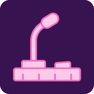 Hoparlör simgesinin vektör illüstrasyonu 