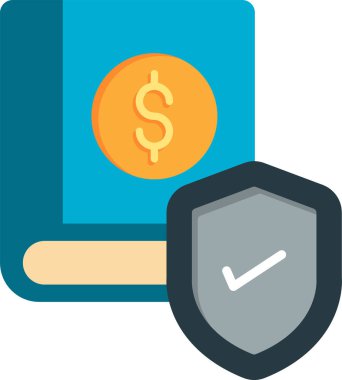 Basit Defter simgesinin vektör illüstrasyonu