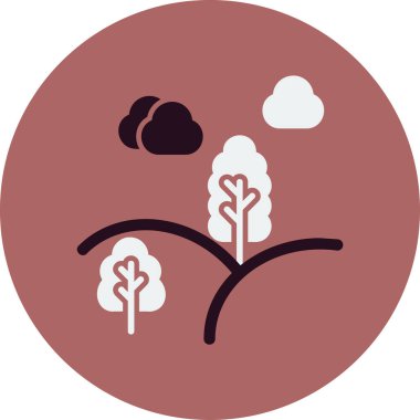 Çevresel ekoloji ikonu vektör illüstrasyonu 