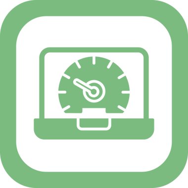 hız dometresi vektör illüstrasyonuName