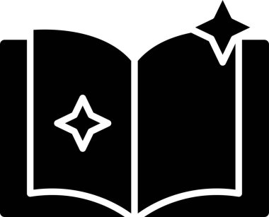 kitap simgesi, vektör illüstrasyonu basit tasarım